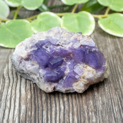 Purple Fluorite on Matrix #2