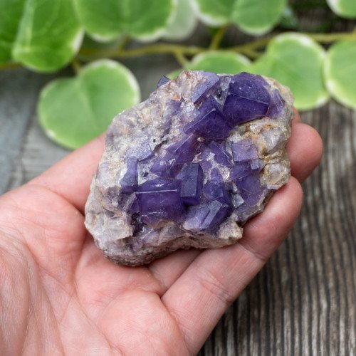 Purple Fluorite on Matrix #2
