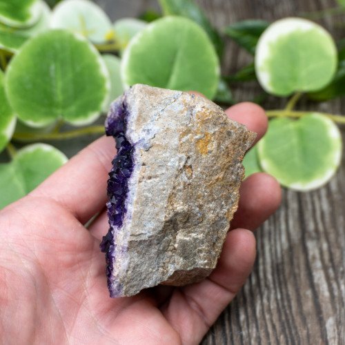 Purple Fluorite on Matrix #1