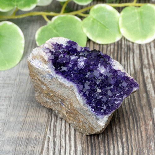 Purple Fluorite on Matrix #1