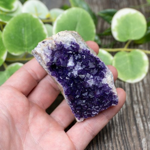 Purple Fluorite on Matrix #1