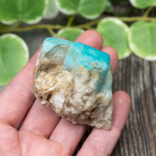 Amazonite with Quartz #1