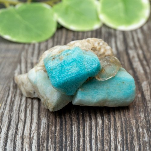 Amazonite with Quartz #1