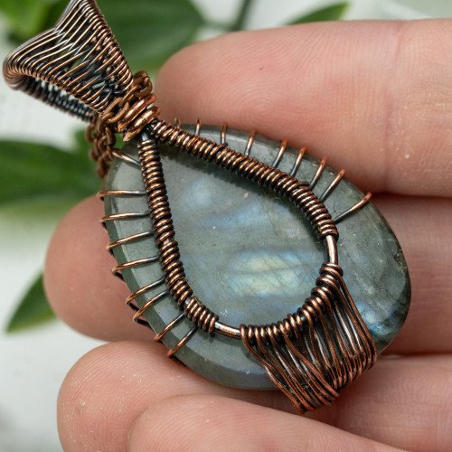 Labradorite Tree of Life Necklace #2