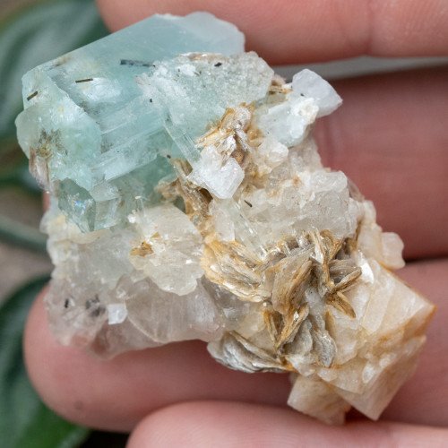 Aquamarine with Mica #1