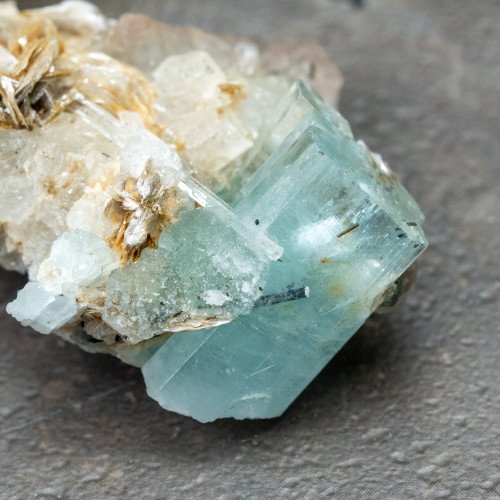 Aquamarine with Mica #1