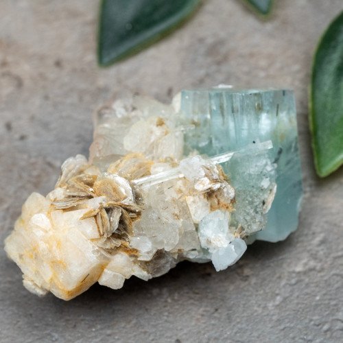 Aquamarine with Mica #1