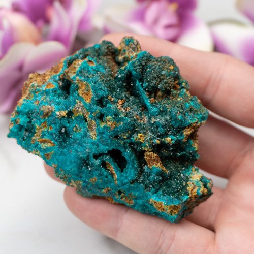 Dioptase with Mimetite #12