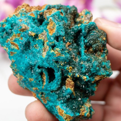 Dioptase with Mimetite #12
