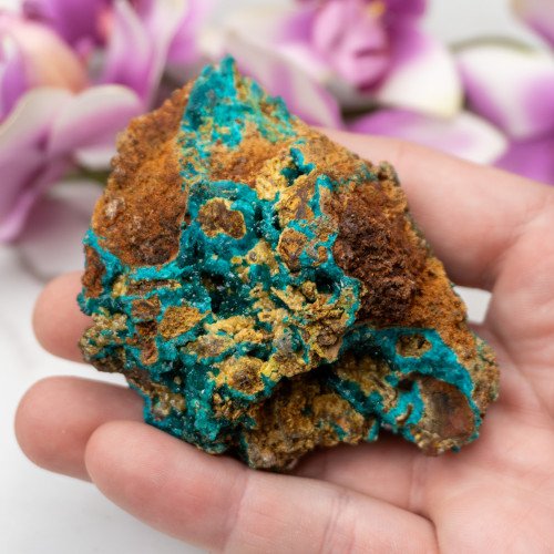 Dioptase with Mimetite #12
