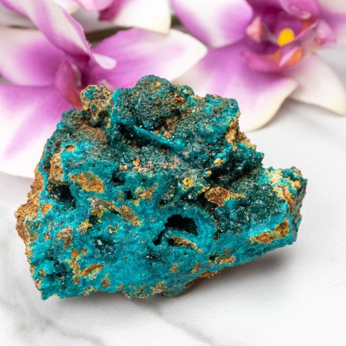 Dioptase with Mimetite #12