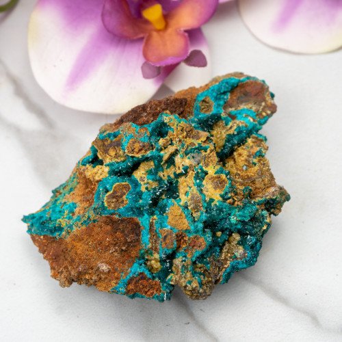 Dioptase with Mimetite #12