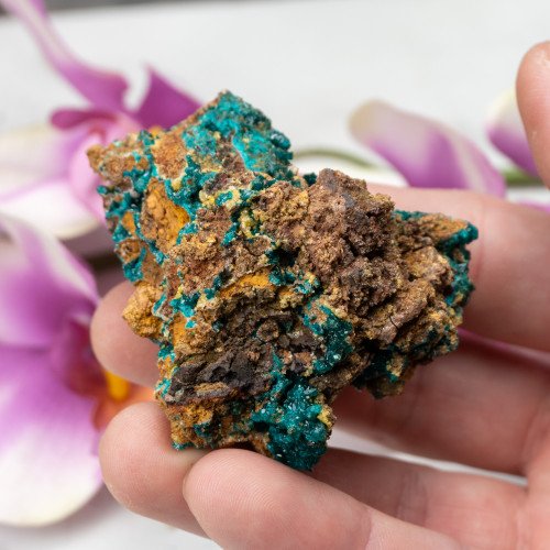Dioptase with Mimetite #6