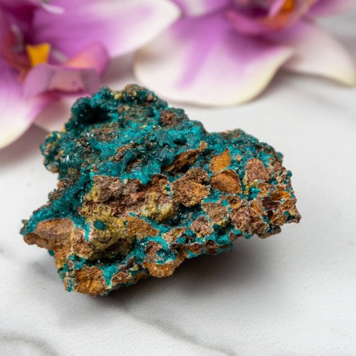 Dioptase with Mimetite #6