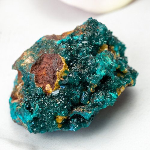 Dioptase with Mimetite #3