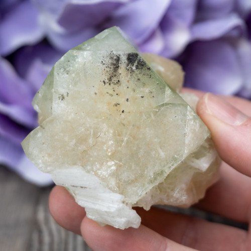 Green Apophyllite with Scolecite and Stilbite #9