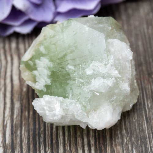 Green Apophyllite with Scolecite and Stilbite #7