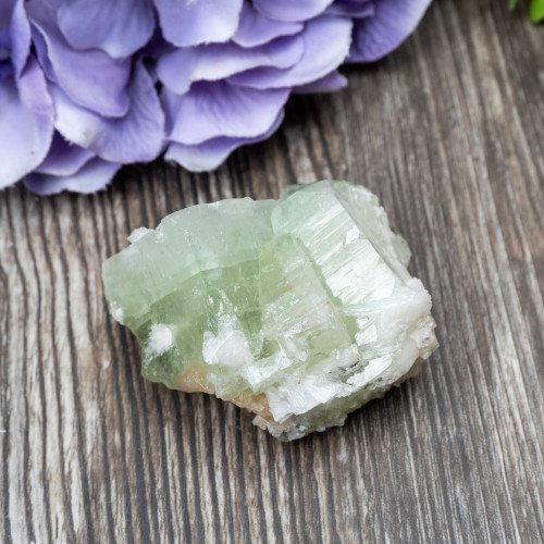 Green Apophyllite with Scolecite and Stilbite #5