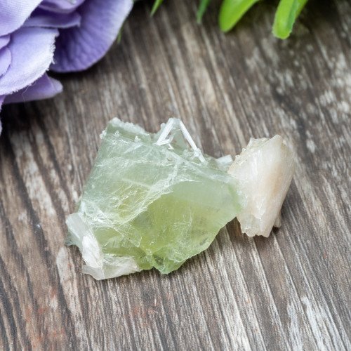 Green Apophyllite with Scolecite and Stilbite #2