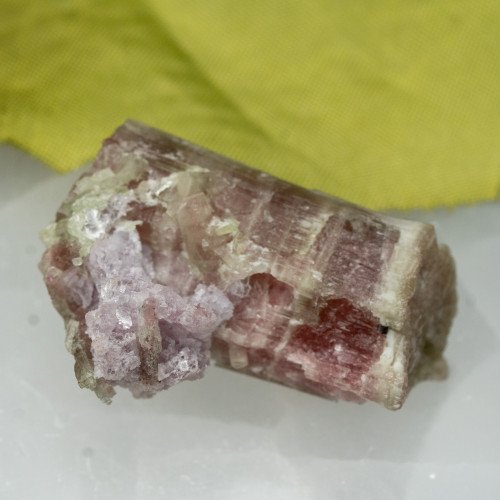 Watermelon Tourmaline on Lepidolite #1