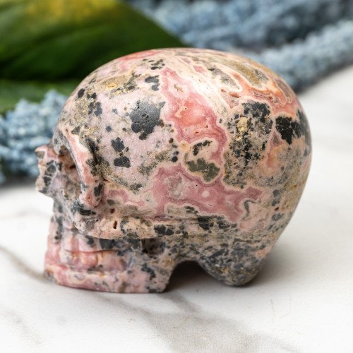 Rhodochrosite Skull #1