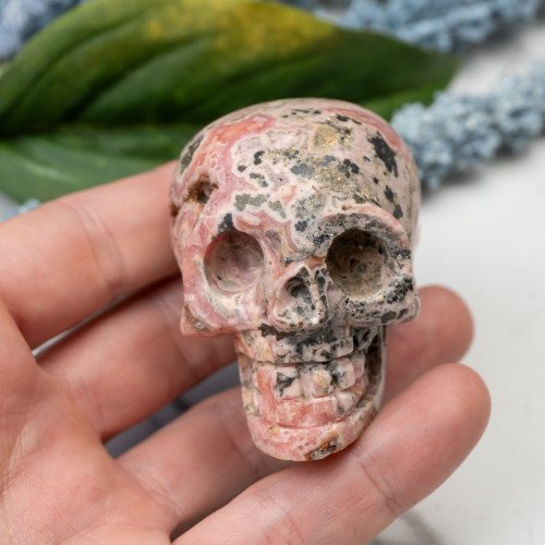 Rhodochrosite Skull #1