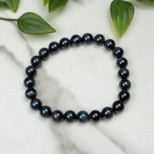Blue Tiger Eye Bracelet 8mm