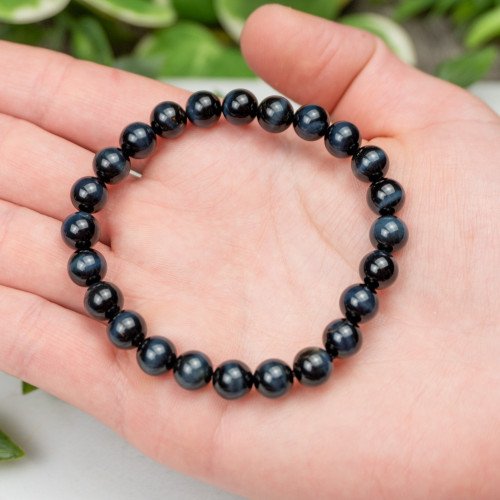 Blue Tiger Eye Bracelet 8mm