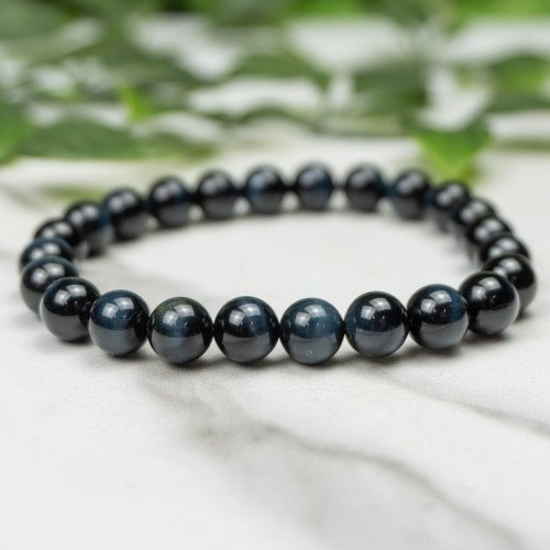 Blue Tiger Eye Bracelet 8mm