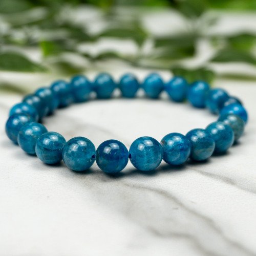 Blue Apatite Bracelet 8mm