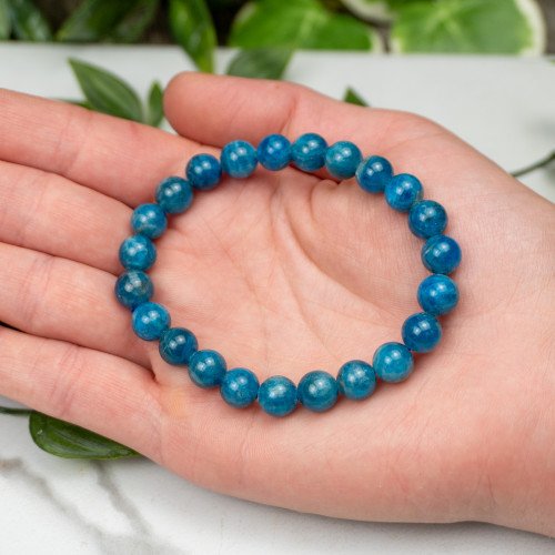 Blue Apatite Bracelet 8mm