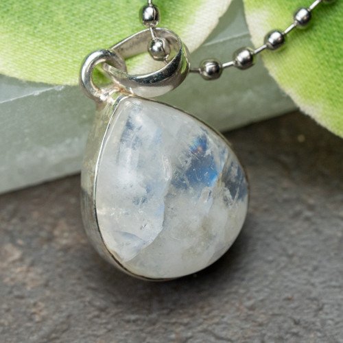 Rainbow Moonstone Necklace #4