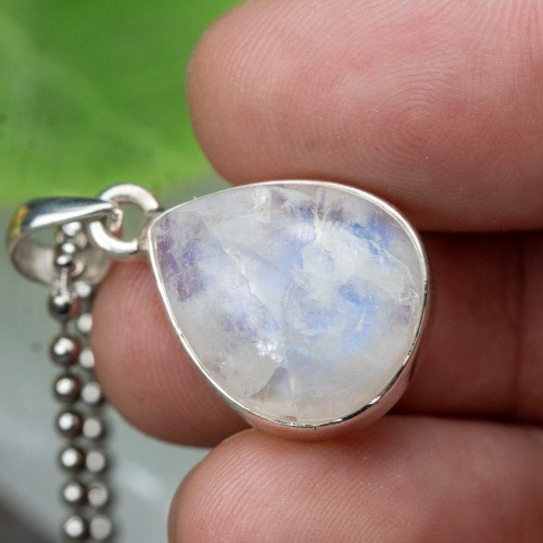 Rainbow Moonstone Necklace #4
