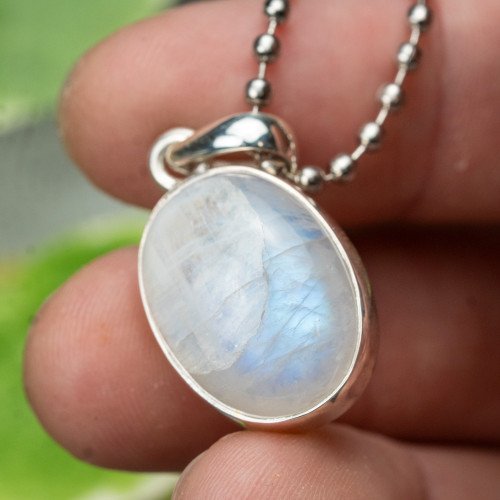 Rainbow Moonstone Necklace #2