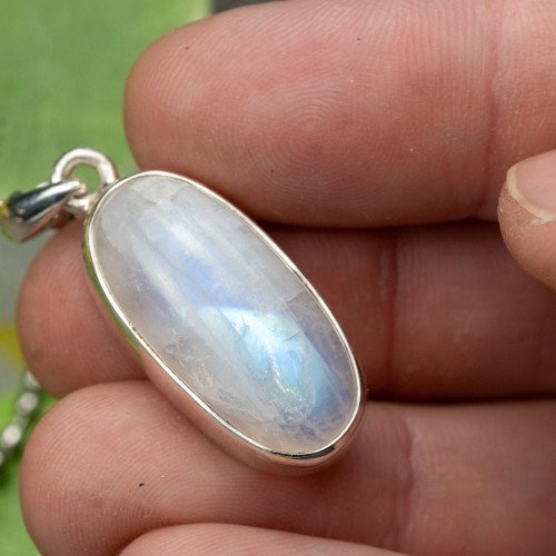 Rainbow Moonstone Necklace #1