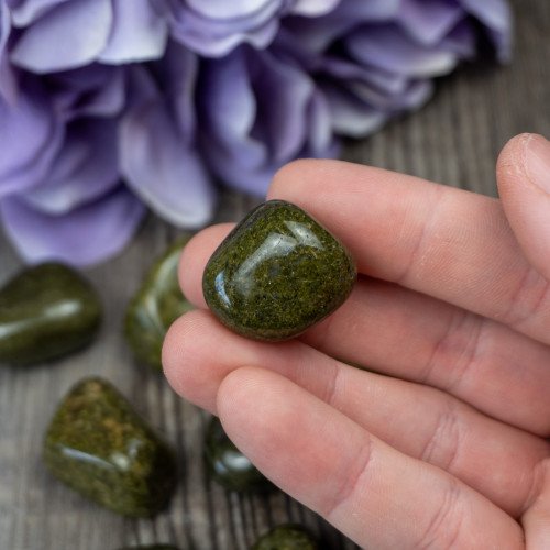 Epidote Tumbled