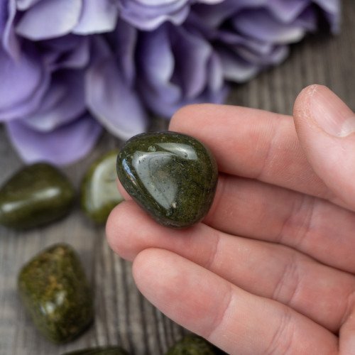 Epidote Tumbled