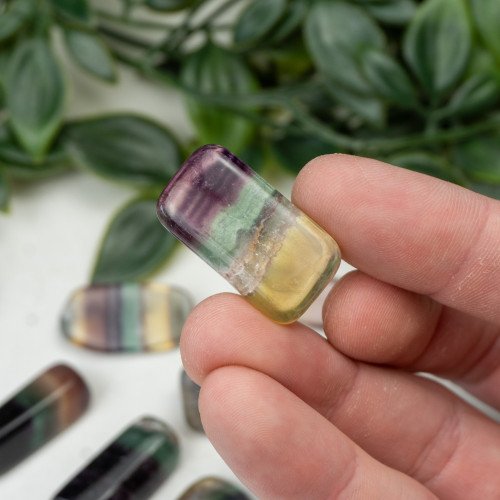 Rainbow Fluorite Tumbled