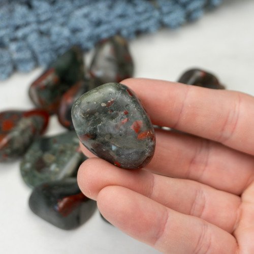 XL Bloodstone Tumbled