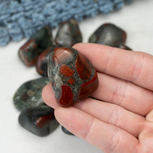 XL Bloodstone Tumbled