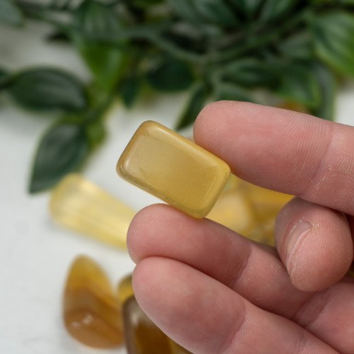 Yellow Fluorite Tumbled