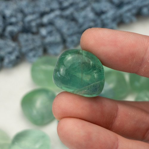 Green Fluorite Tumbled