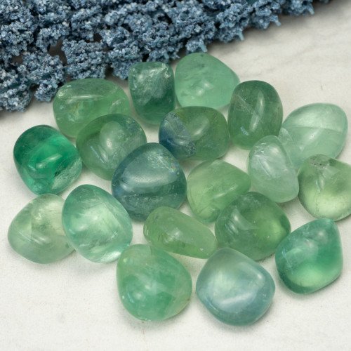 Green Fluorite Tumbled