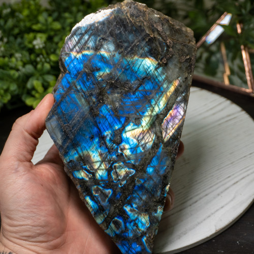 Labradorite Half Polished #5