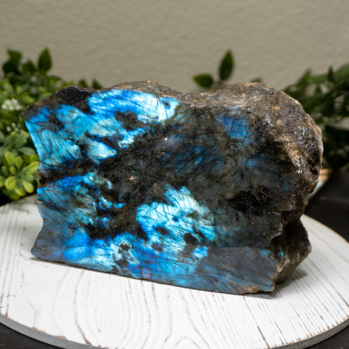 Labradorite Half Polished #4