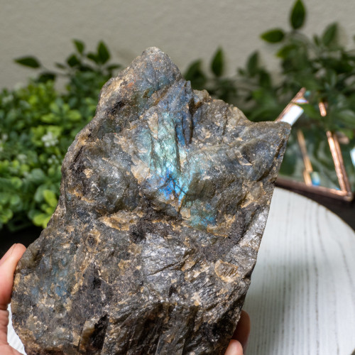 Labradorite Half Polished #4