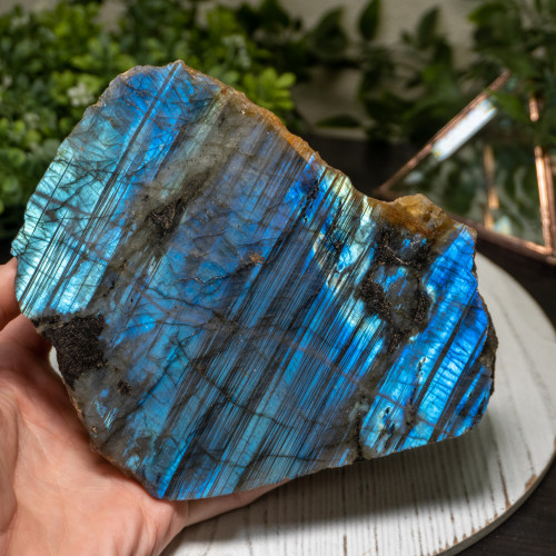 Labradorite Half Polished #3