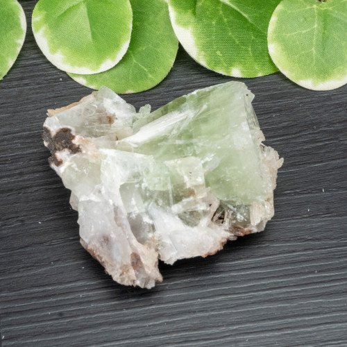 Green Apophyllite with Stilbite and Scolecite #18