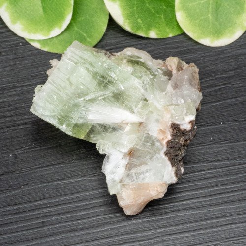 Green Apophyllite with Stilbite and Scolecite #18