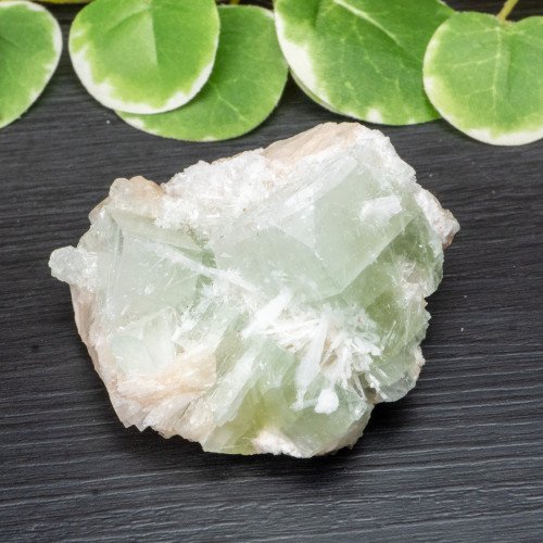 Green Apophyllite with Stilbite and Scolecite #16